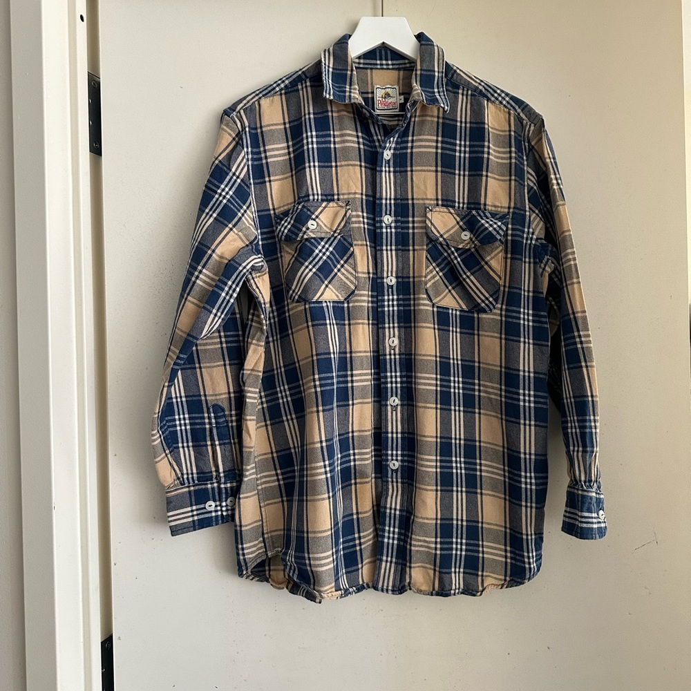 Surf Pendleton Plaid Button Down Shirt - Picture 1 of 4